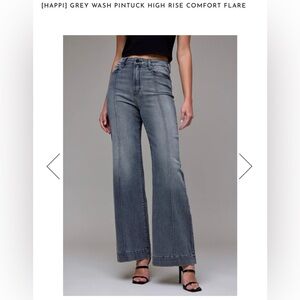 Hidden Jeans Gray Wash Flare Style Happi